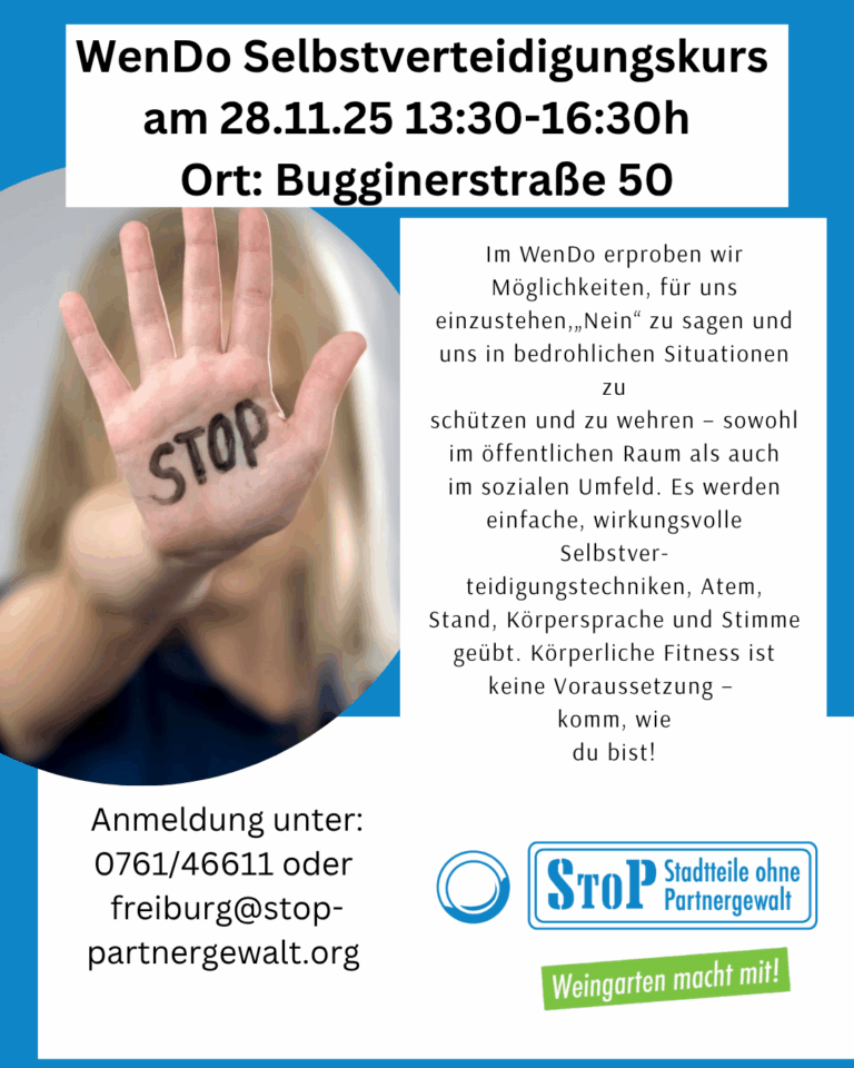 Freiburg Weingarten Selbstverteidigungskurs