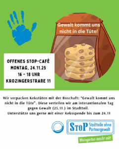 StoP Aktion für den internationalen Tag gegen Gewalt