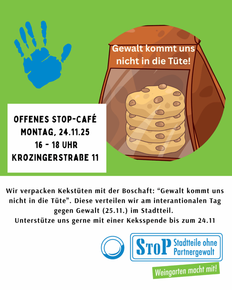StoP Aktion für den internationalen Tag gegen Gewalt
