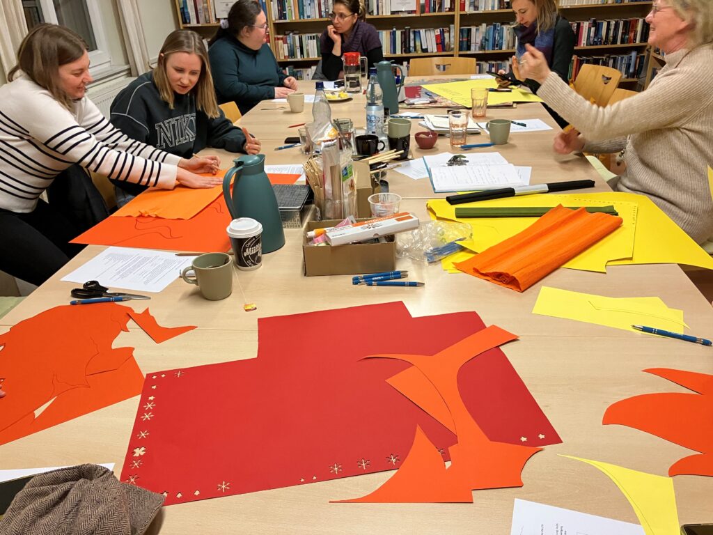 Plakataktion zum One billion Rising day