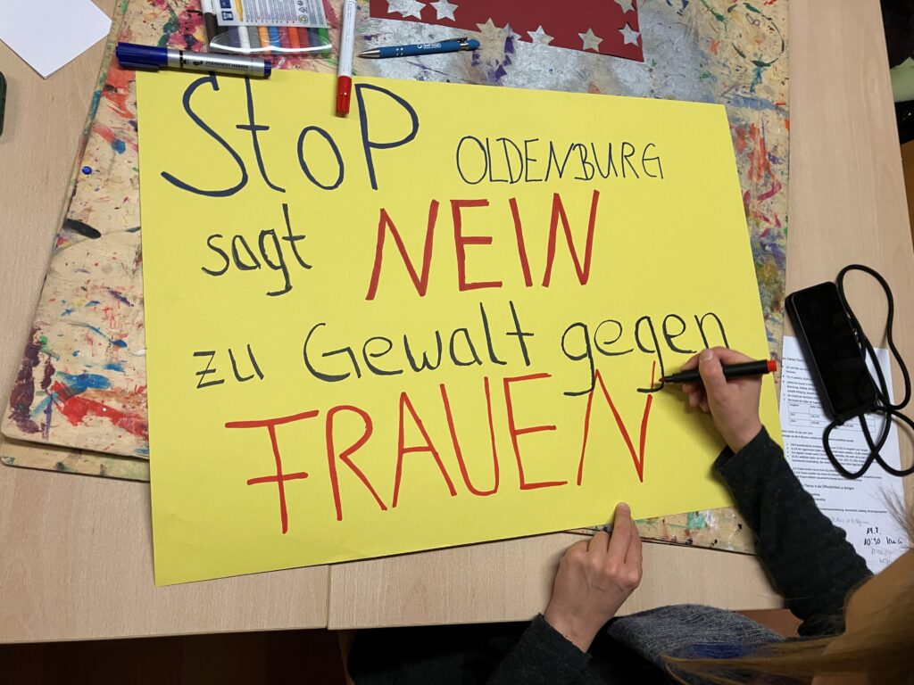 StoP Oldenburg sagt nein zu Gewalt an Frauen