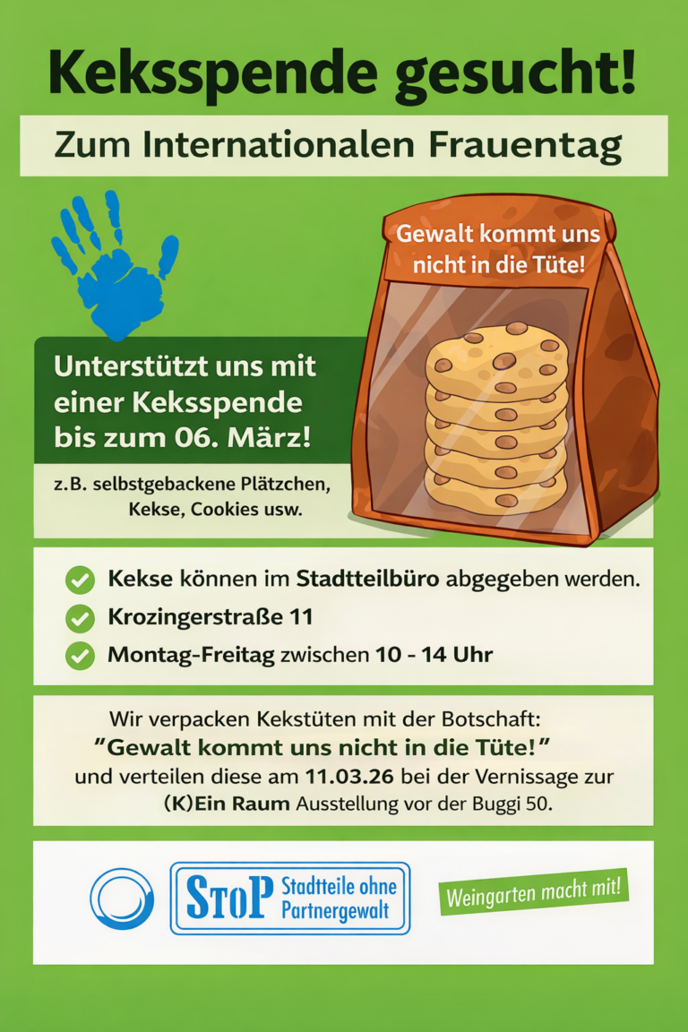 Keksspende zum internationalen Frauentag