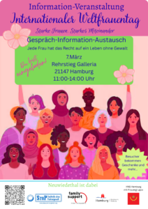 Information Veranstaltung zum 8. März Internationaler Weltfrauentag