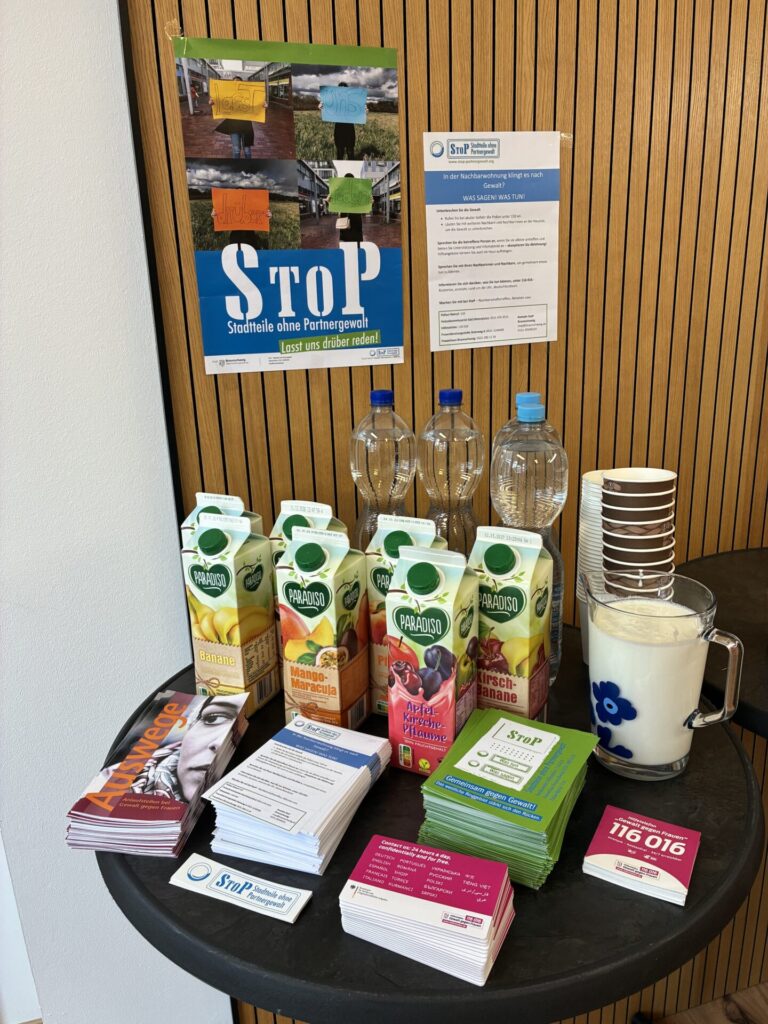 Infotisch BBG Flohmarkt