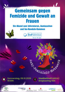 Gemeinsam gegen Femizide und Gewalt an Frauen - 08.10.2026